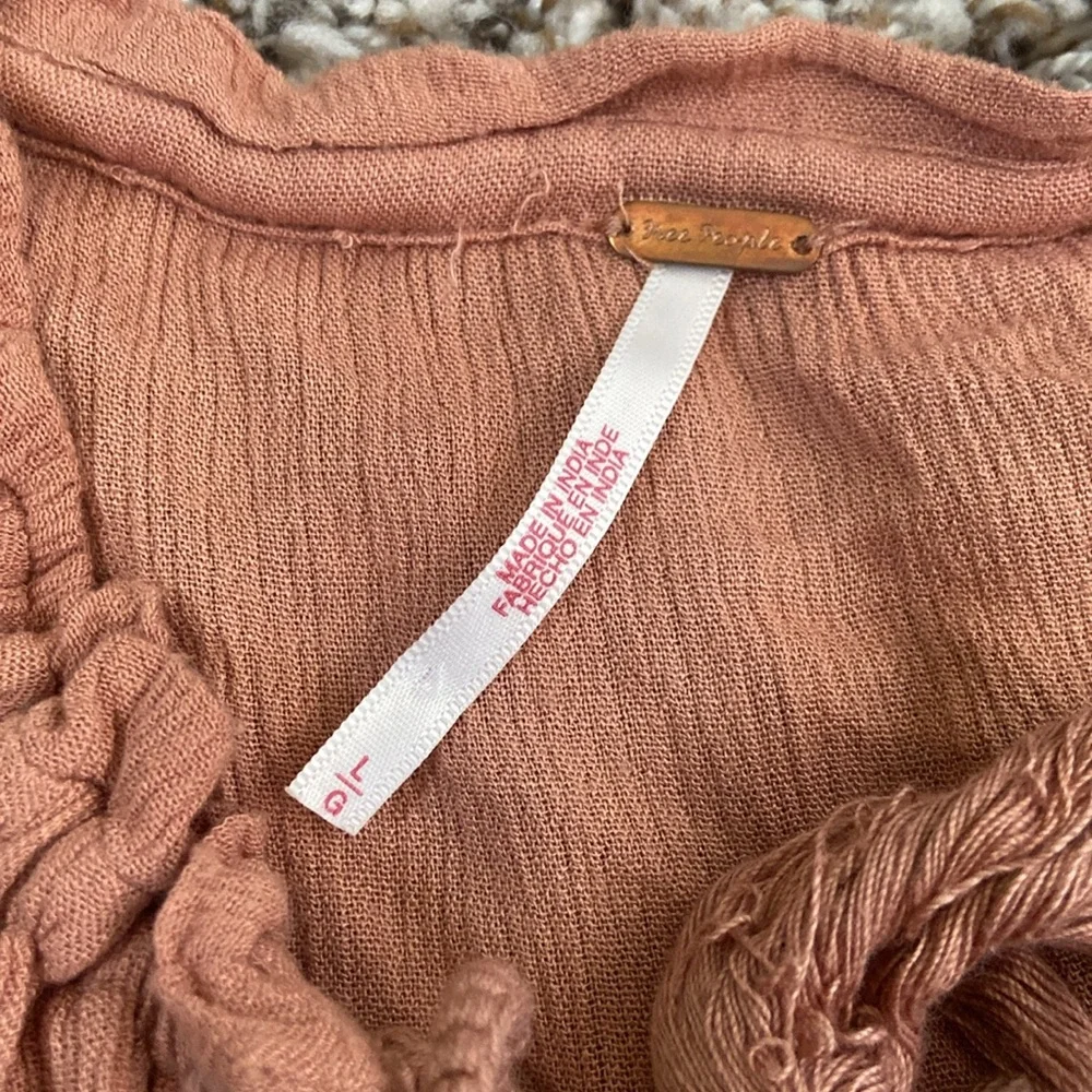 Free People In The Moment Dress Color Doe Size Large - Picture 8 of 15